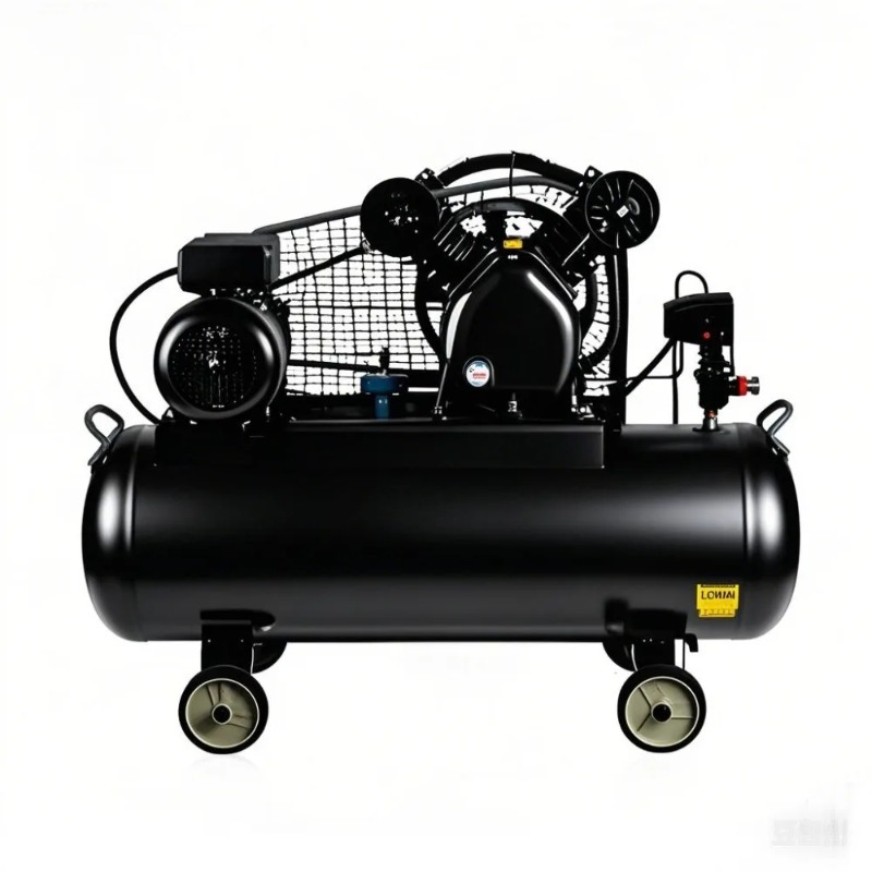 Workshop With Tools - 【2026】100-Liter industrial belt-driven air compressors for
