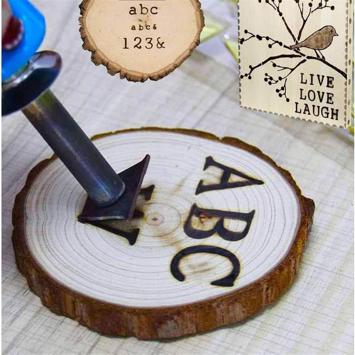 Chisel Set Wood - New Wood Burner with Letters Stamps,