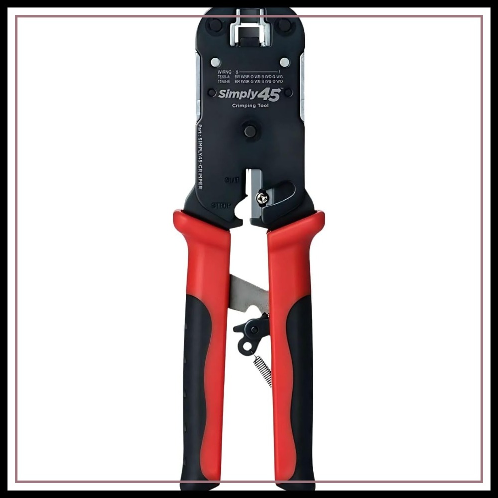 Tools & Workshop Equipment - Pass-Through RJ45 Crimp Tool for Shielded