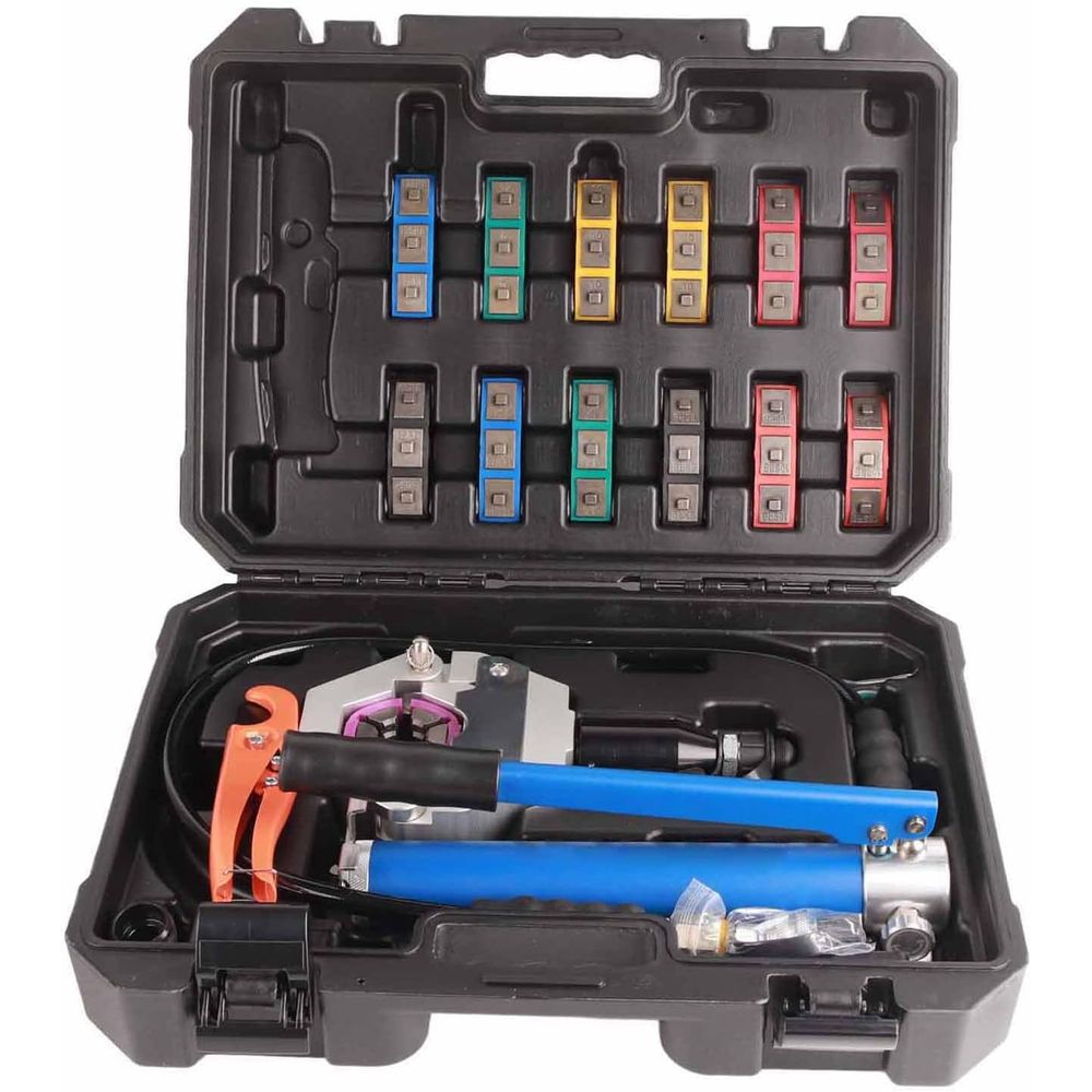 Tools & Workshop Equipment - Portable Manual Air Crimping Tool Kit