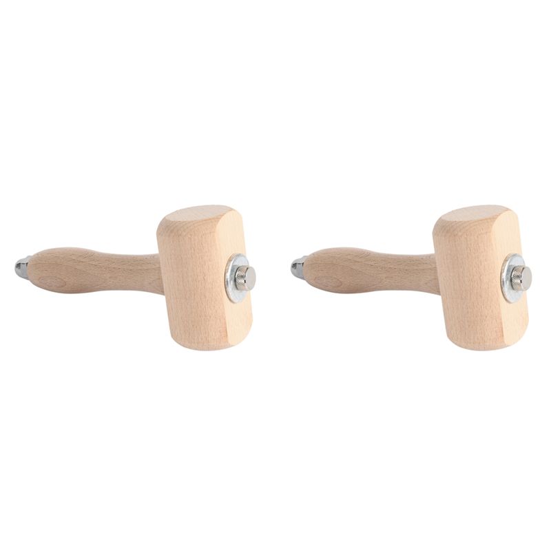 Mallet Wood Carving - A60Z2X Wooden Mallet Leathercraft Carving Hammer