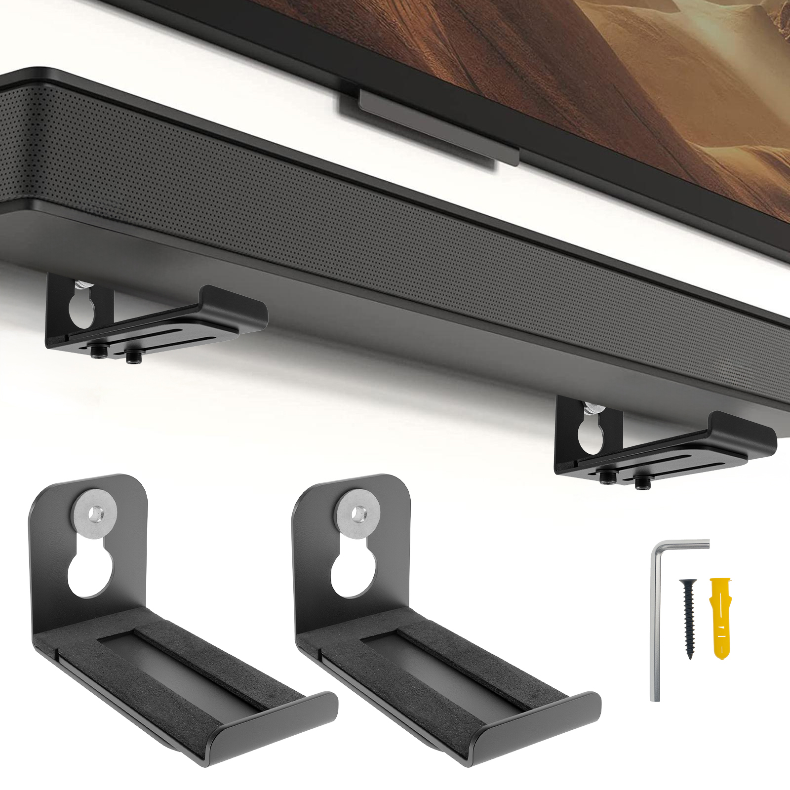 Workshop Tools Wall - 2Pcs Soundbar Speaker Stands Wall Mount
