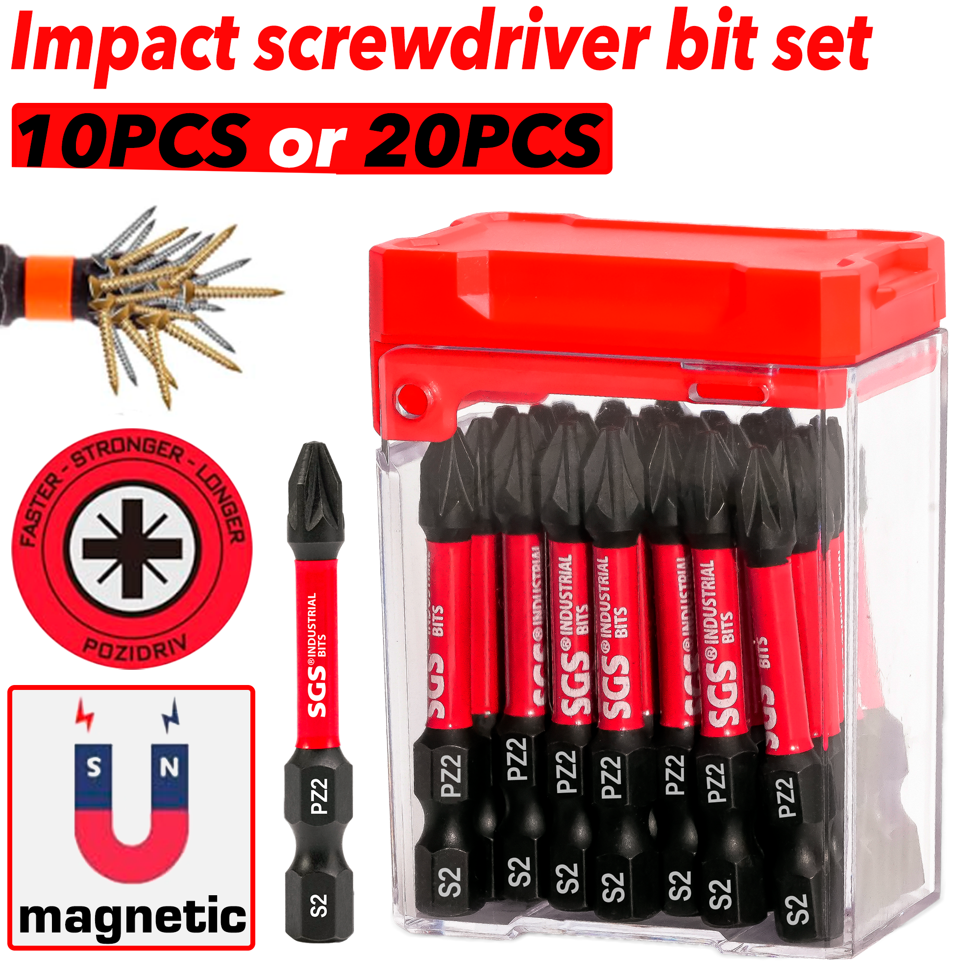 Workshop Tools Sale - 10/20 Pieces of Strong Magnetic Impact-Resistant