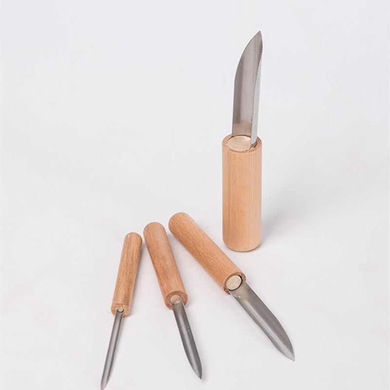 Pottery Tool Puncher 4 Pieces/ - Chisel Set Wood บทวิจารณ์และราคา