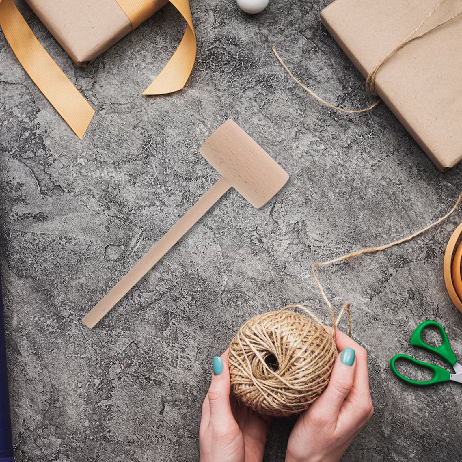 Wooden Crafting Hammer DIY Woo - Mallet Wood Carving บทวิจารณ์และราคา