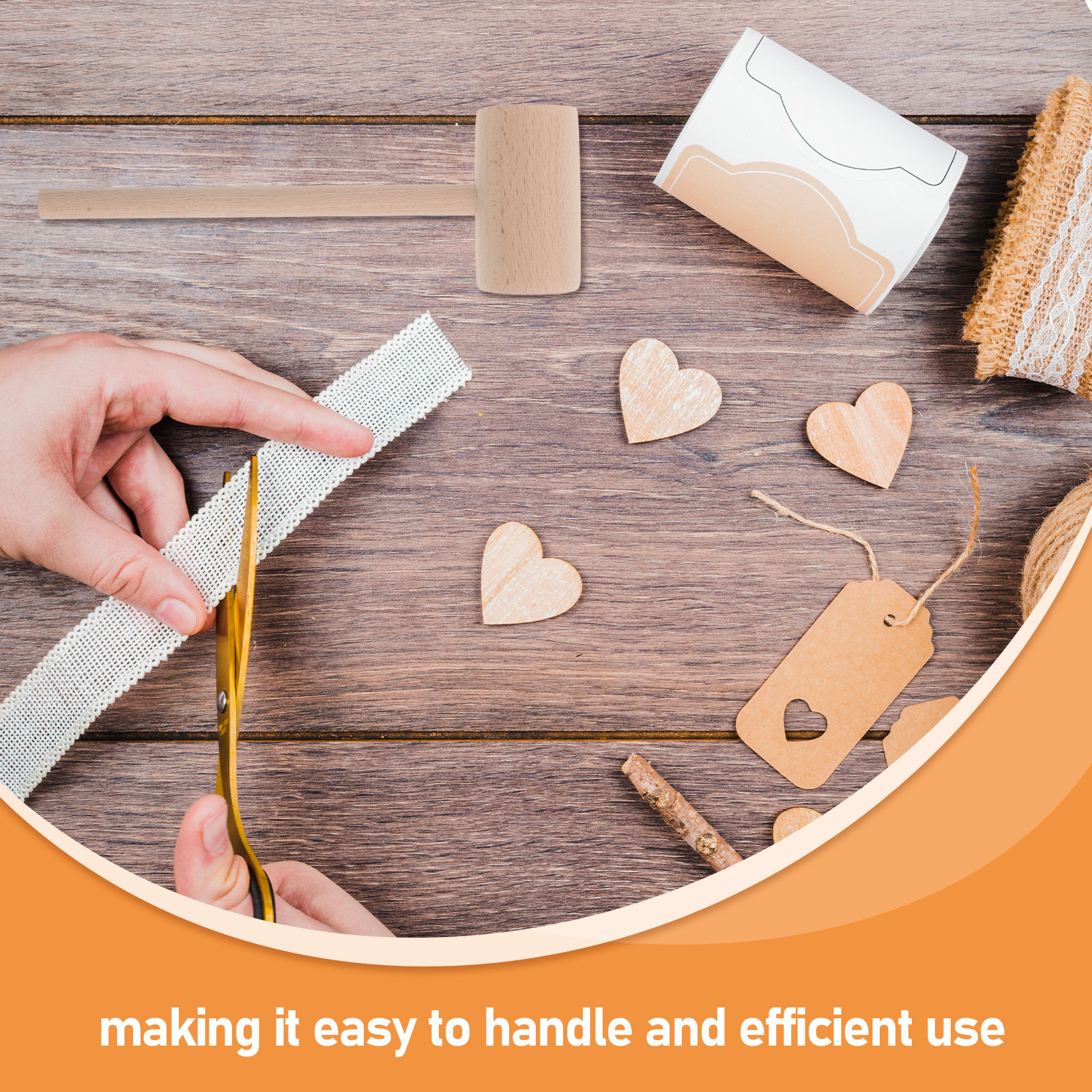 Wooden Crafting Hammer DIY Woo - Mallet Wood Carving บทวิจารณ์และราคา