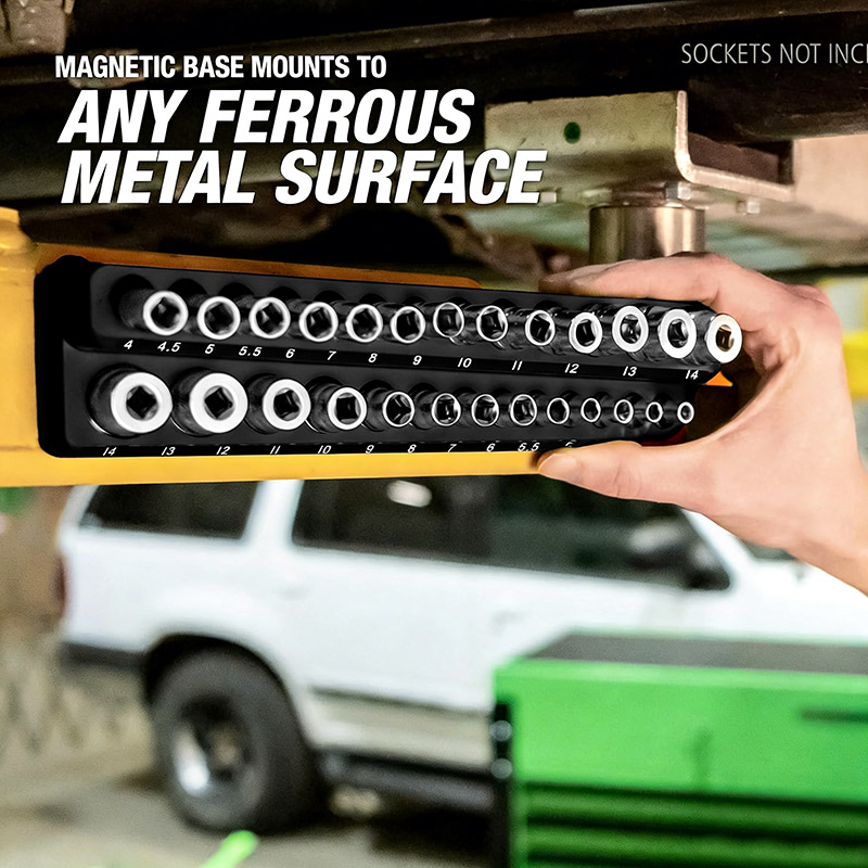 Magnetic Metric Socket Organiz - Magnetic Parts Tray บทวิจารณ์และราคา