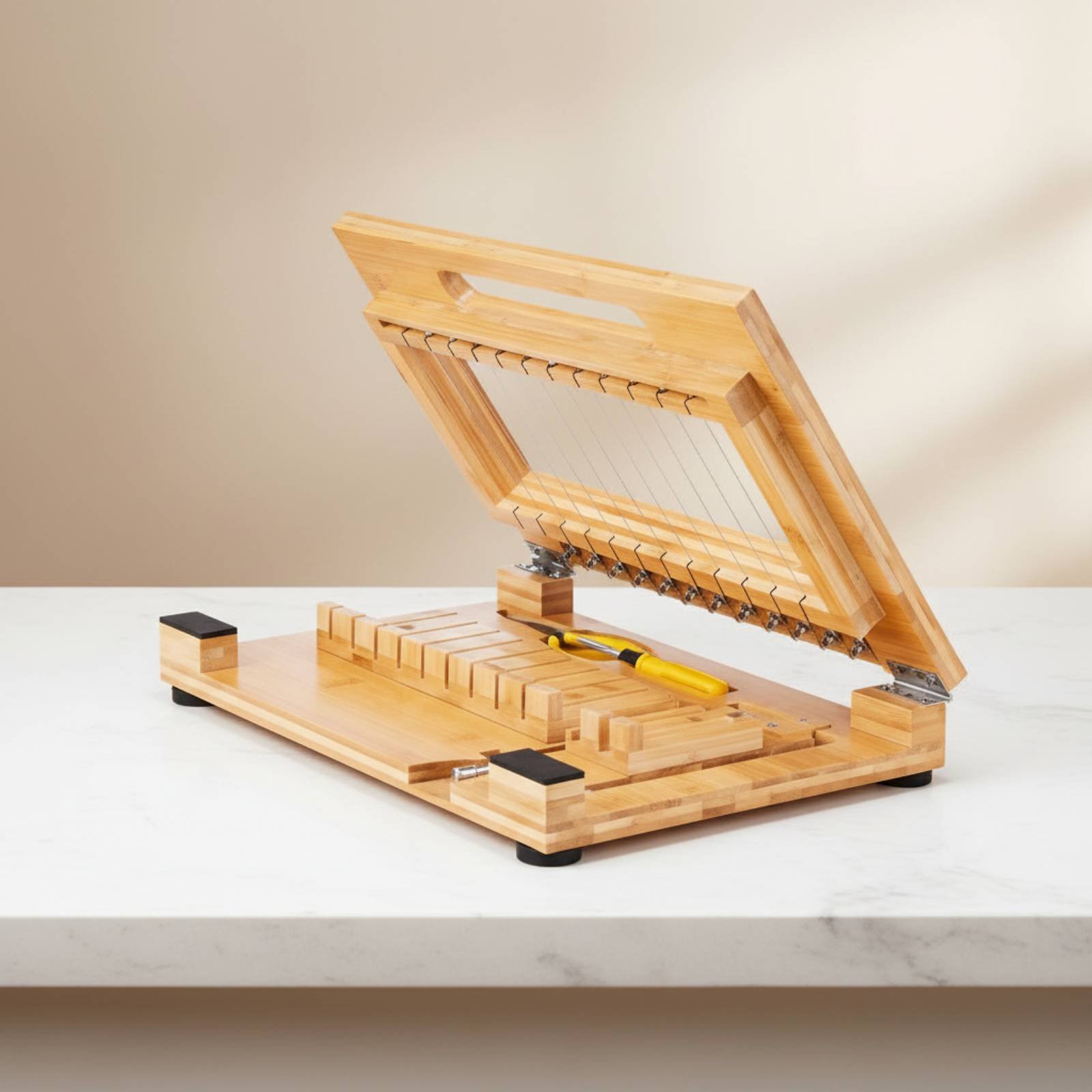Bamboo Soap Cutter 2-in-1 Desi - Workshop With Tools บทวิจารณ์และราคา