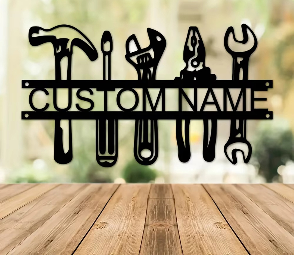 Customized Name Industrial Sty - Workshop Tools And Names บทวิจารณ์และราคา