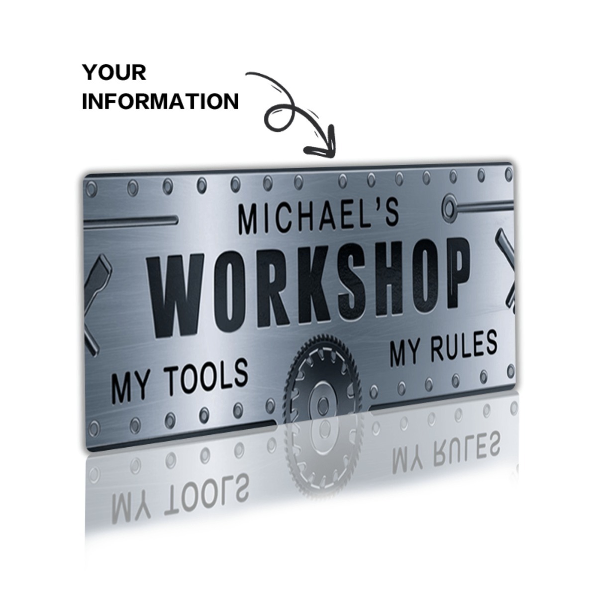 Personalized Name Workshop Alu - Workshop Tools And Names บทวิจารณ์และราคา