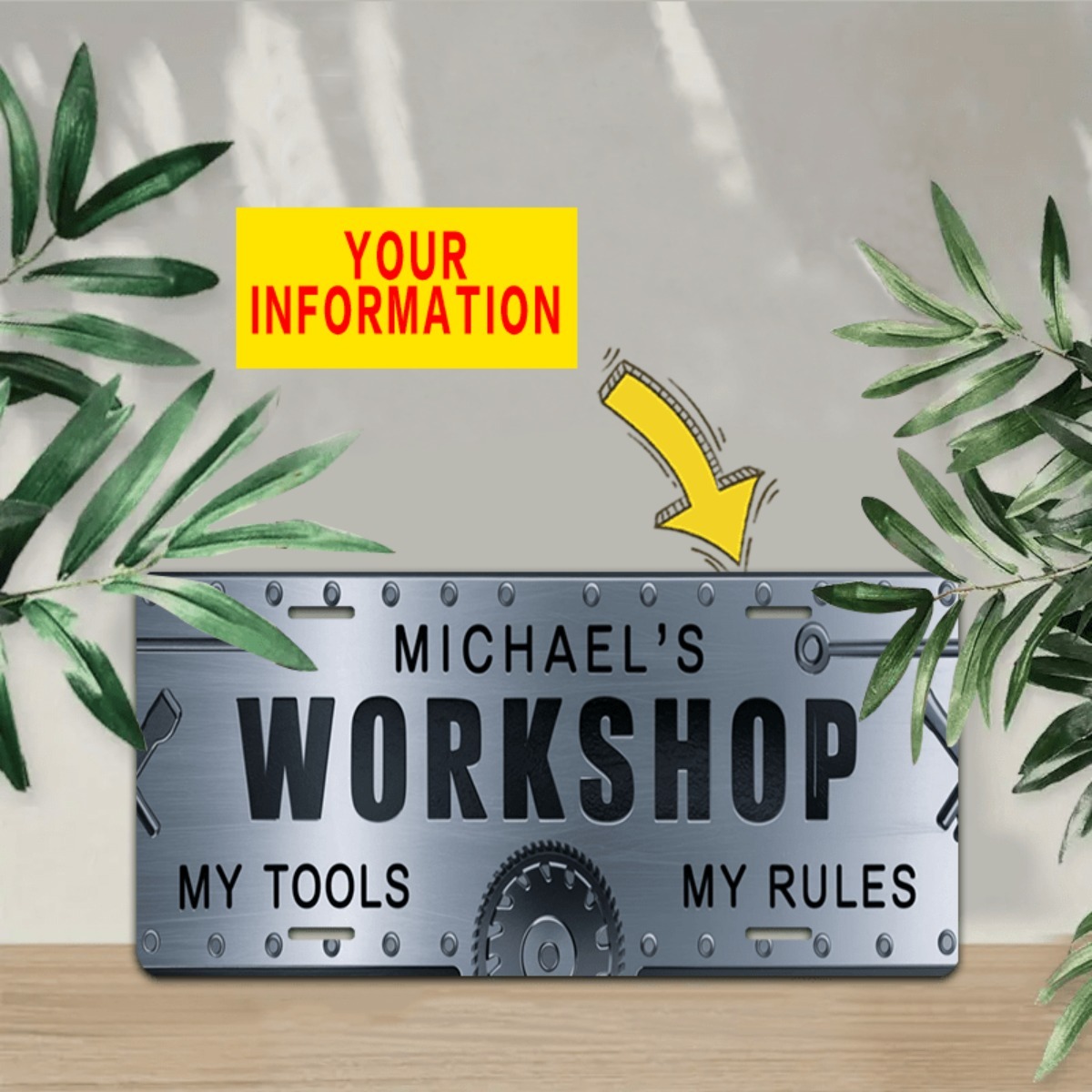 Personalized Name Workshop Alu - Workshop Tools And Names บทวิจารณ์และราคา
