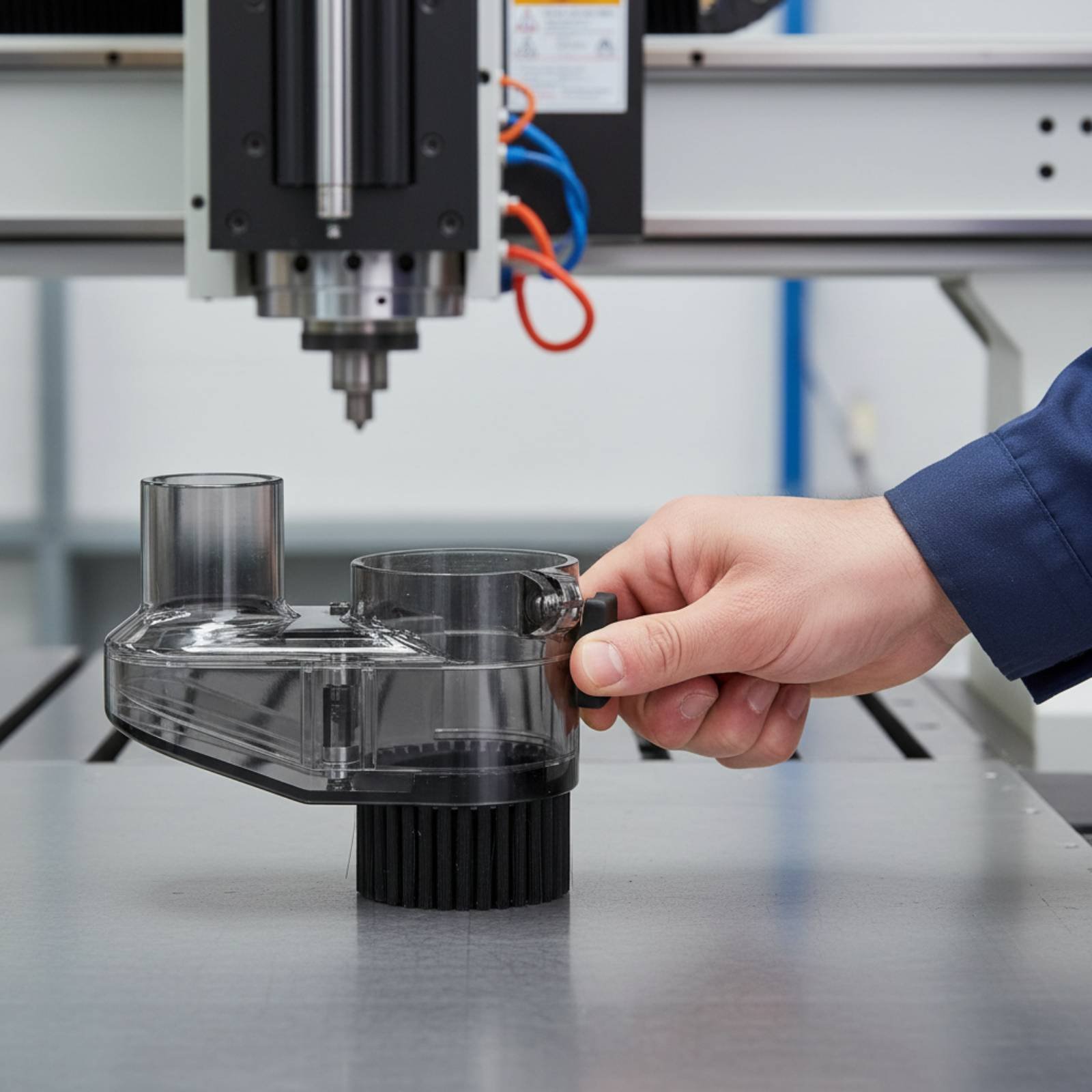 CNC Spindle Debris Shoe Wide C - Workshop With Tools บทวิจารณ์และราคา