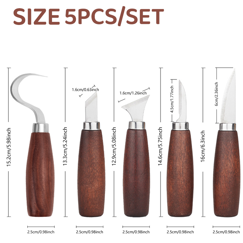 5pcs tools for wood carving Ch - Chisel Set Wood บทวิจารณ์และราคา