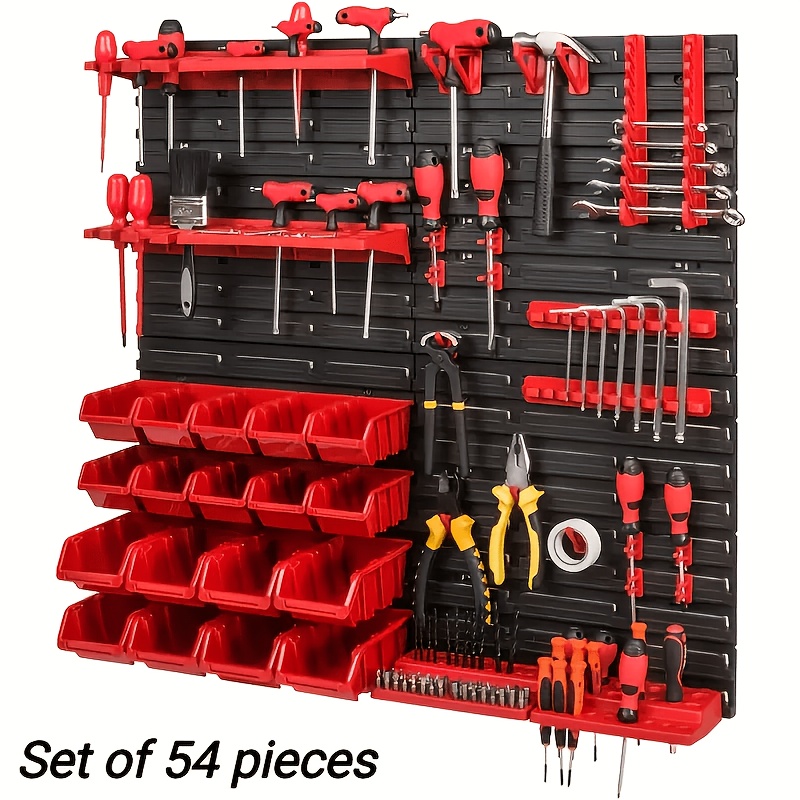 54pcs Tool Organizer Rack, Scr - Tools Use In The Workshop บทวิจารณ์และราคา