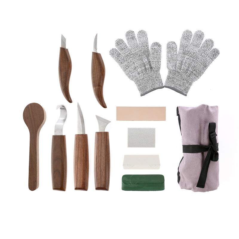 12PCS Walnut Chrome Vanadium S - Chisel Set Wood บทวิจารณ์และราคา