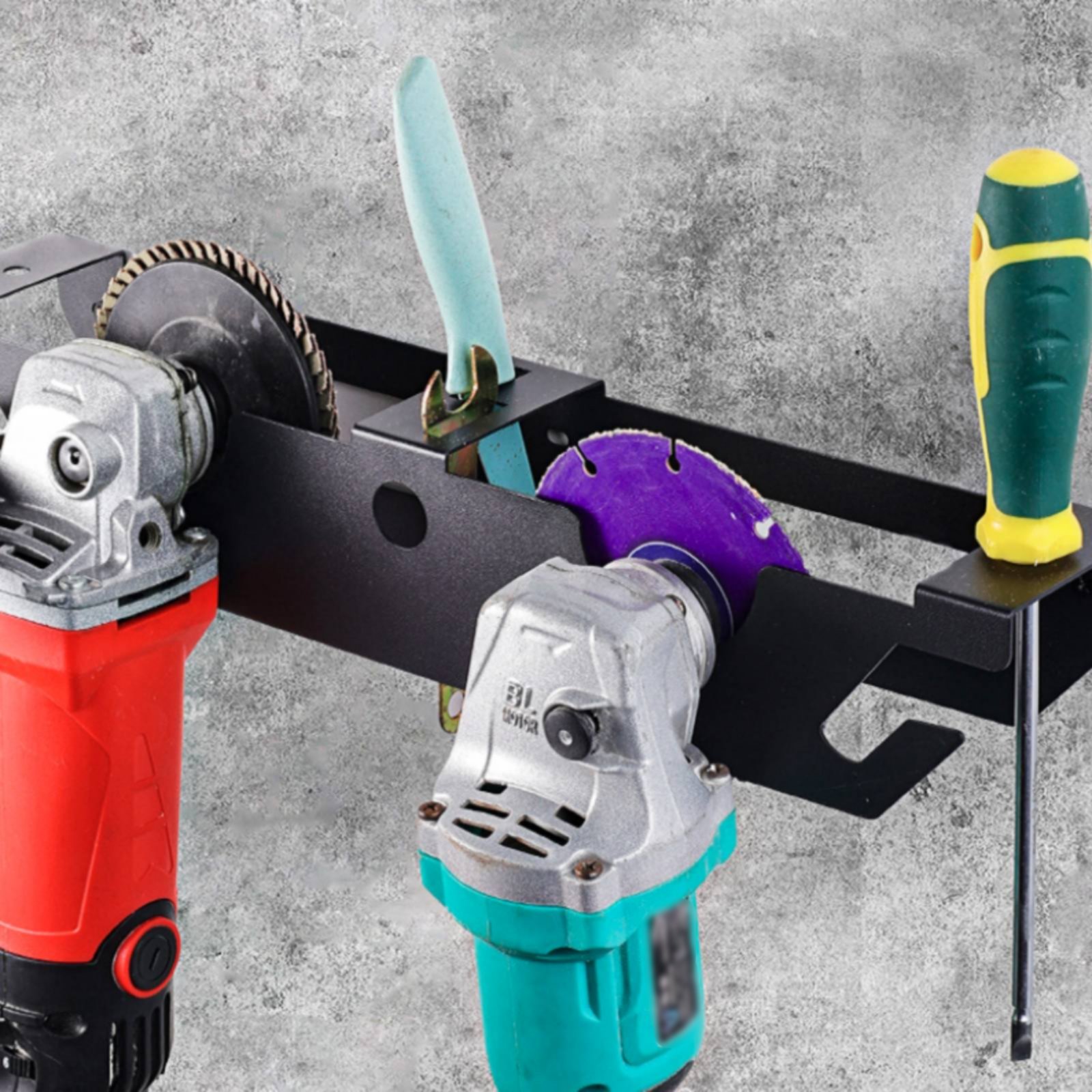 4 Bay Angle Grinder Rack Heavy - Workshop With Tools บทวิจารณ์และราคา