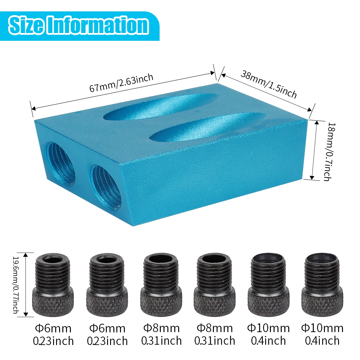 15 Degree Angle Locator Diagon - Pocket Hole Jig บทวิจารณ์และราคา