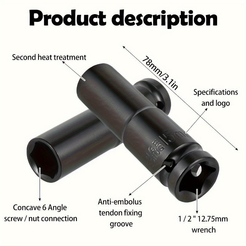 Socket Set 8–24mm 1/2-Inch Dri - Tools For Motorcycle Workshop บทวิจารณ์และราคา