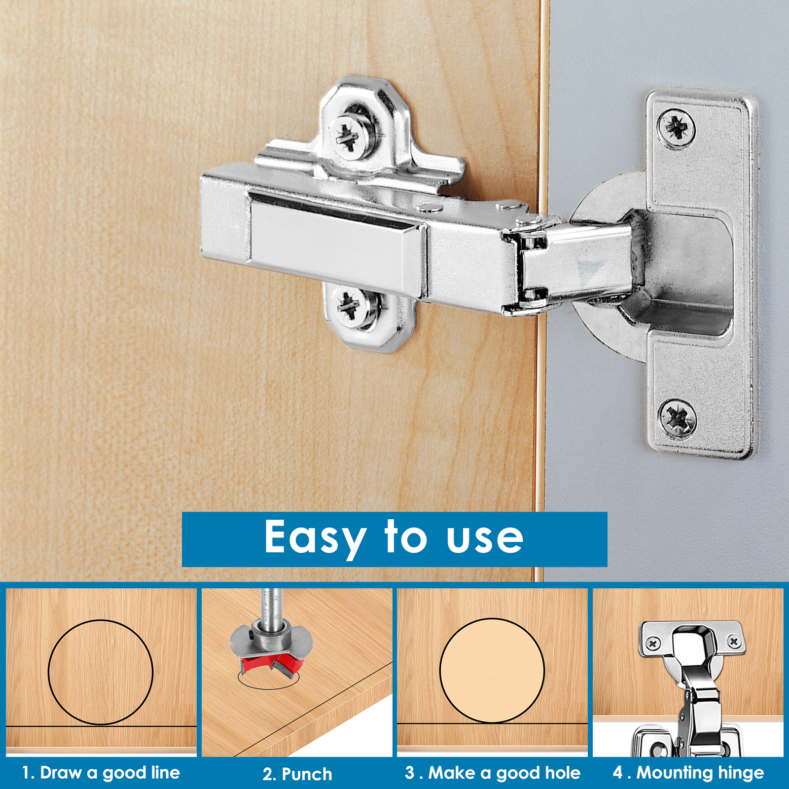 35mm Hinge Boring Bit Hole Jig - Pocket Hole Jig บทวิจารณ์และราคา