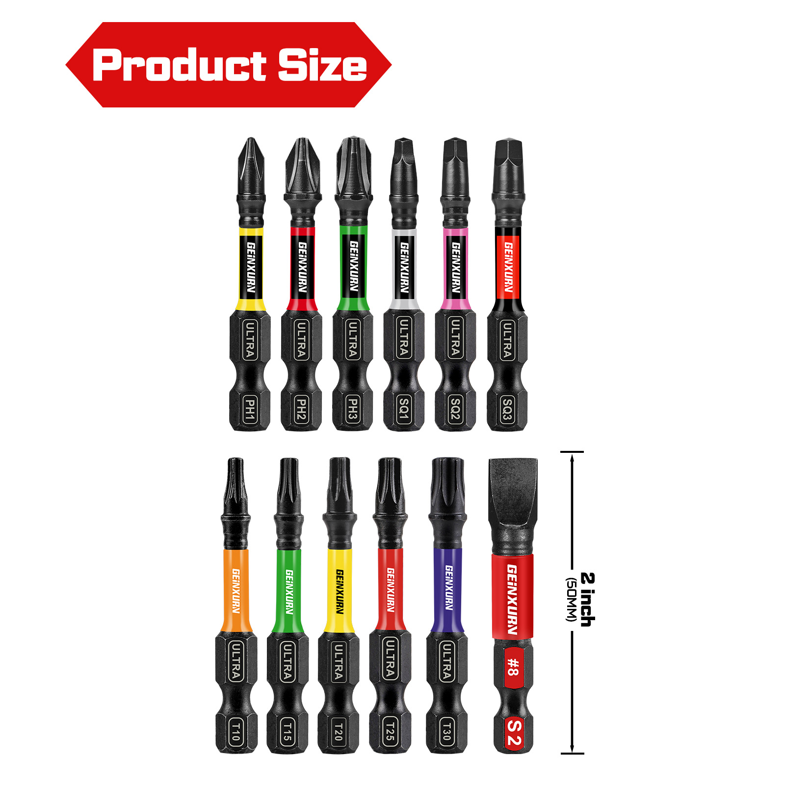 Geinxurn 13PCS Impact Phillipe - Workshop Tools Sale บทวิจารณ์และราคา