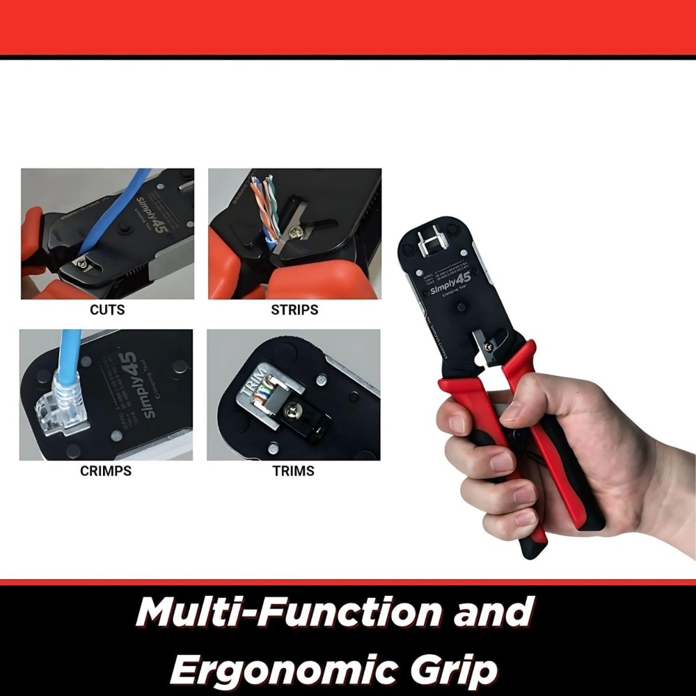 Pass-Through RJ45 Crimp Tool f - Tools & Workshop Equipment บทวิจารณ์และราคา