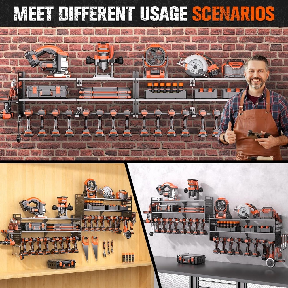 Large Wall Mount Tool Organize - Workshop Tools Wall บทวิจารณ์และราคา