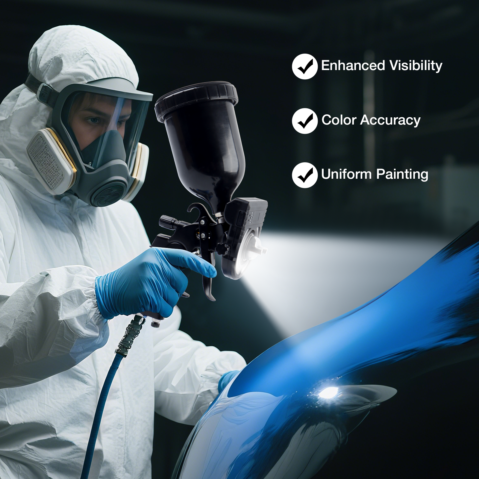 Upgrade Car Spray Gun Lighting - Workshop Tools Hours บทวิจารณ์และราคา