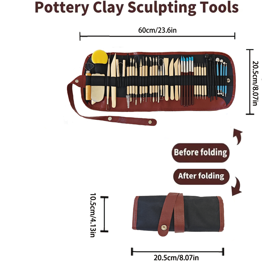 Pottery Clay Sculpting Tools K - Chisel Set Wood บทวิจารณ์และราคา