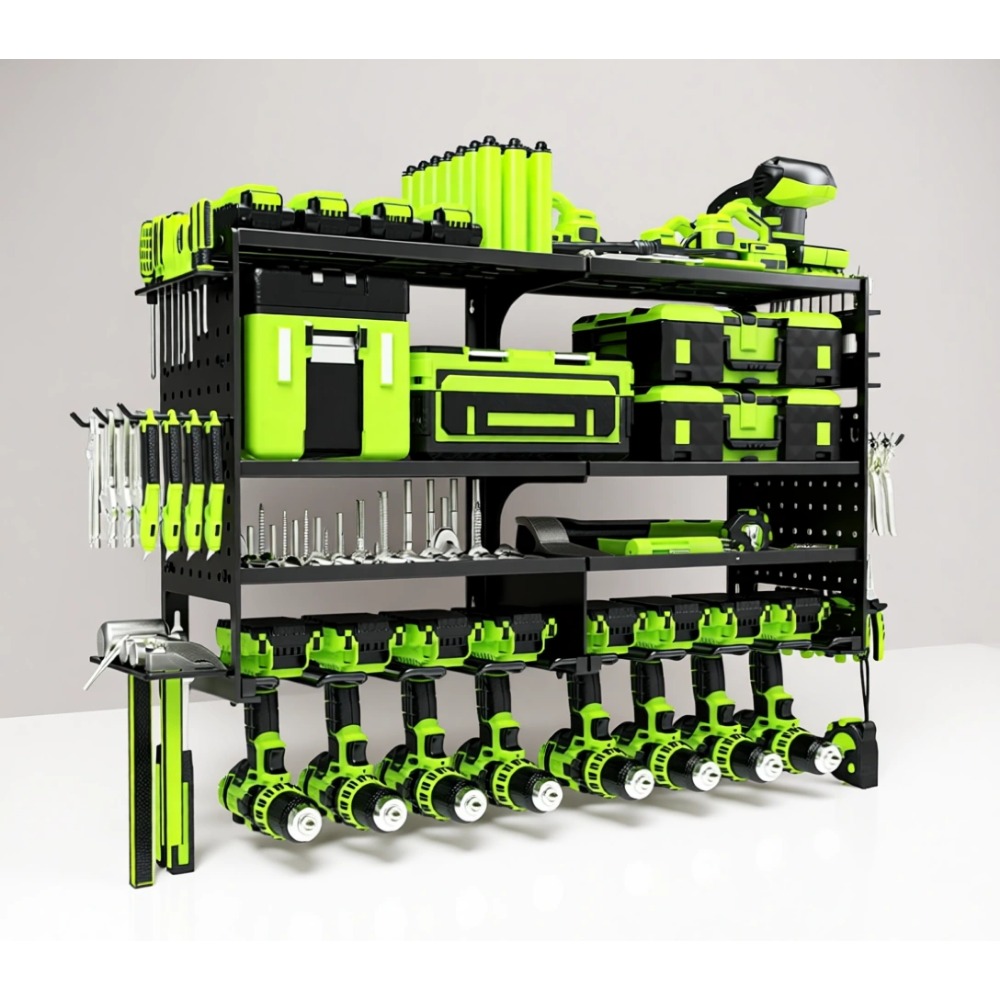 Heavy Duty 4 Tier 8 Slot Wall  - Workshop Tools Wall บทวิจารณ์และราคา