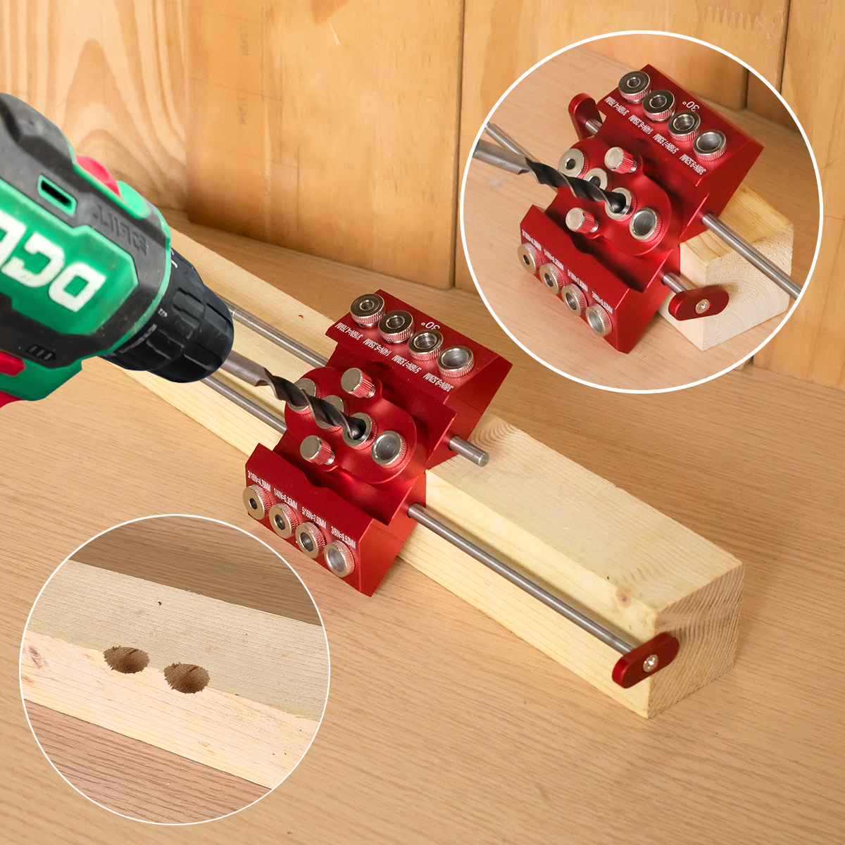 30°/45°/90° Aluminum Pocket Ho - Pocket Hole Jig บทวิจารณ์และราคา