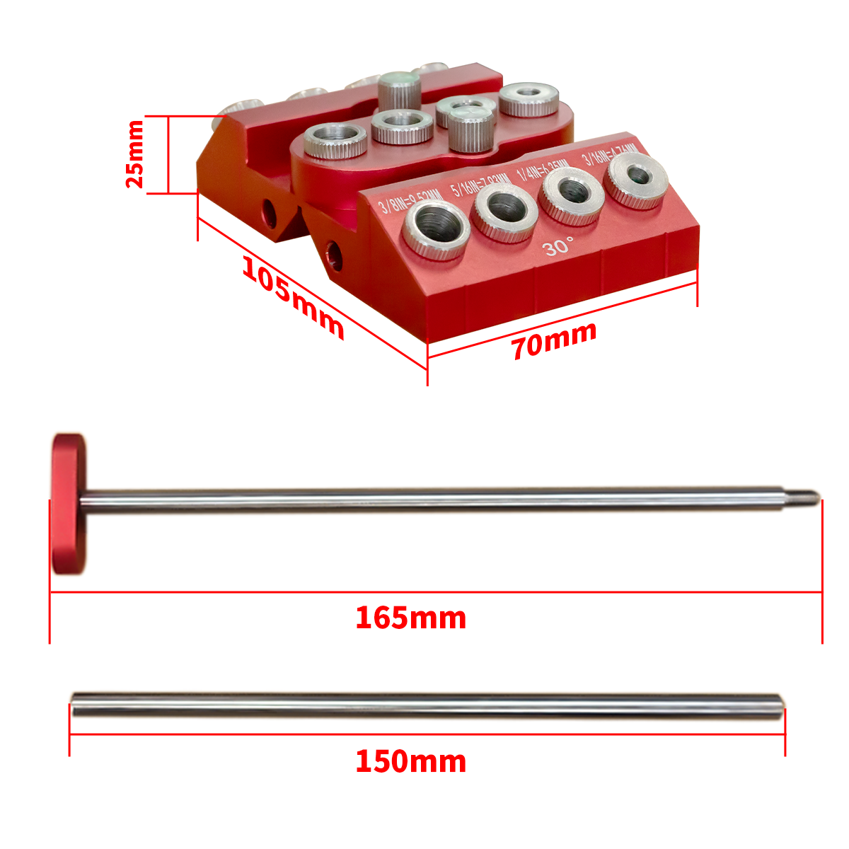 30°/45°/90° Aluminum Pocket Ho - Pocket Hole Jig บทวิจารณ์และราคา