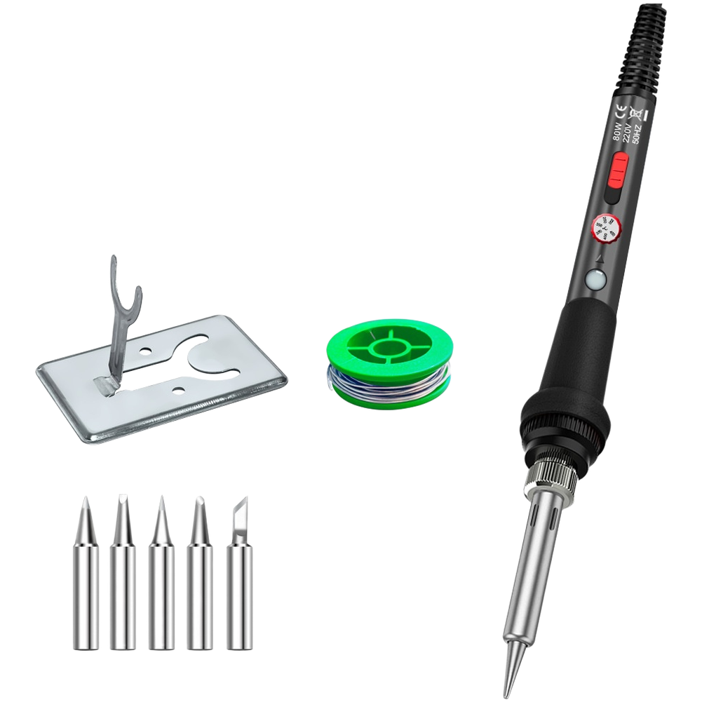 80W Electric Soldering Iron Se - Workshop Electric Tools บทวิจารณ์และราคา