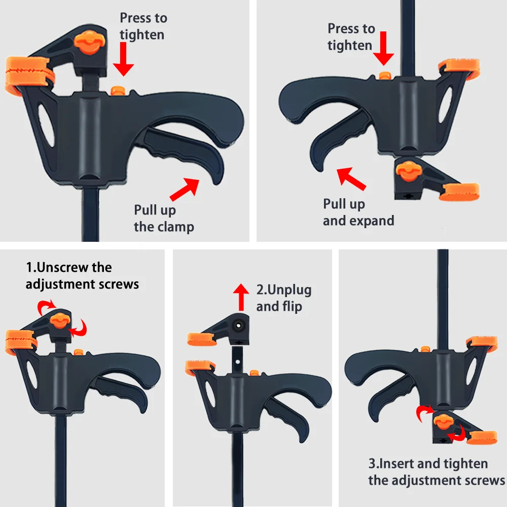 4/6/8 Inch F-Style Woodworking - Clamp Set F Style บทวิจารณ์และราคา