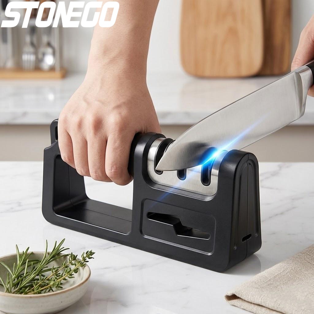 4 in 1 Professional Knife Shar - Workshop Tools Knife Sharpener บทวิจารณ์และราคา