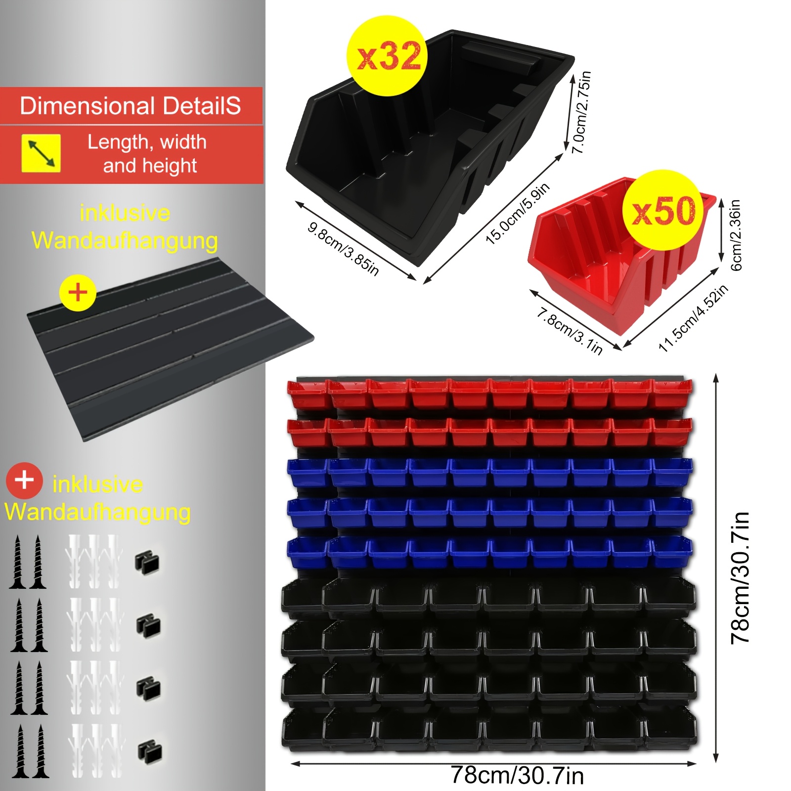 Wall-Mounted Tool Organizer Sy - Workshop Tools Wall บทวิจารณ์และราคา