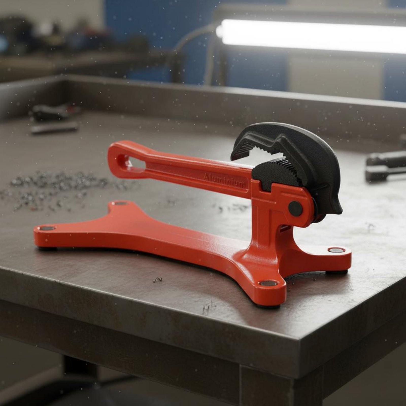 Yoke Pipe Vise Sturdy-Duty Por - Workshop With Tools บทวิจารณ์และราคา