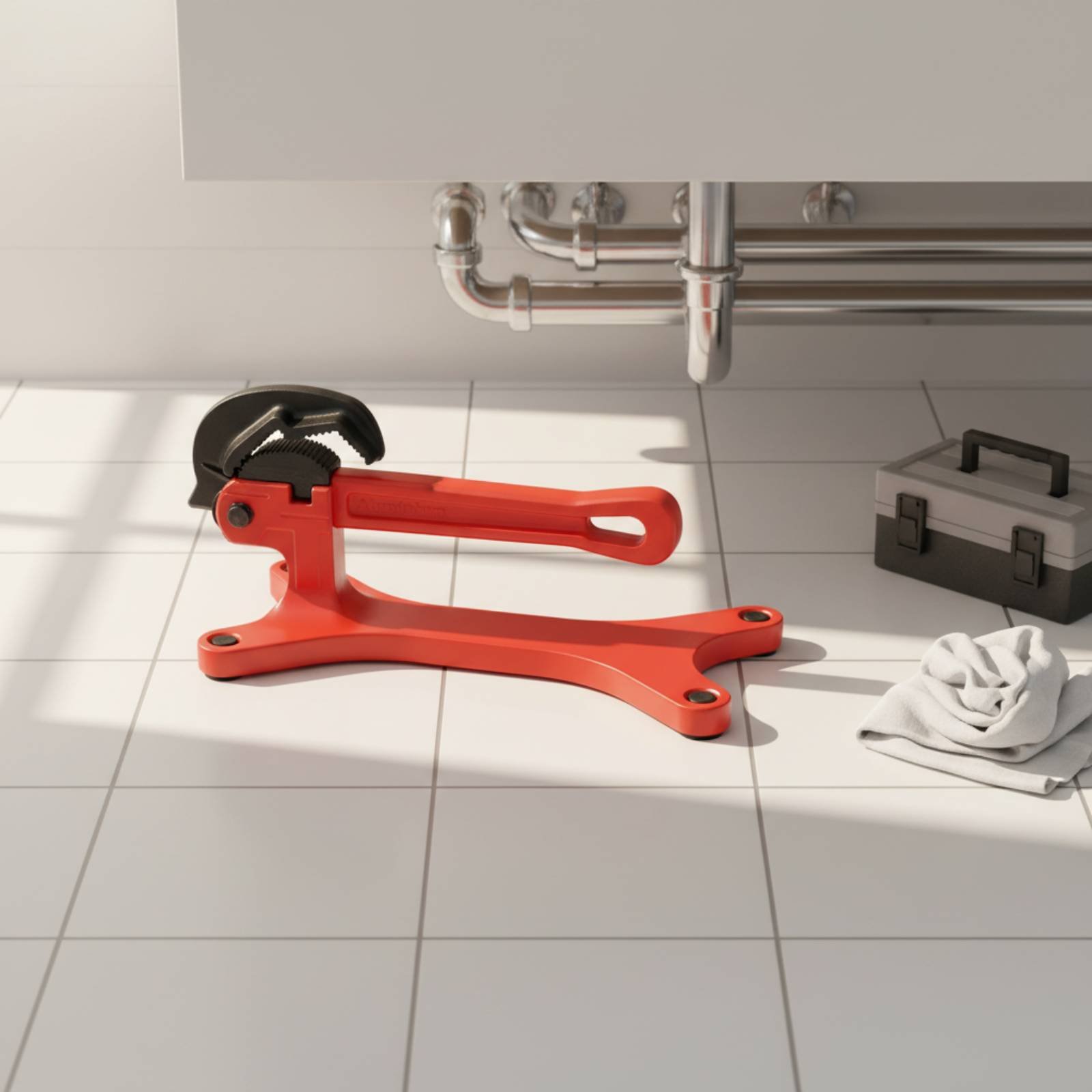 Self-Locking Pipe Wrench Porta - Workshop With Tools บทวิจารณ์และราคา