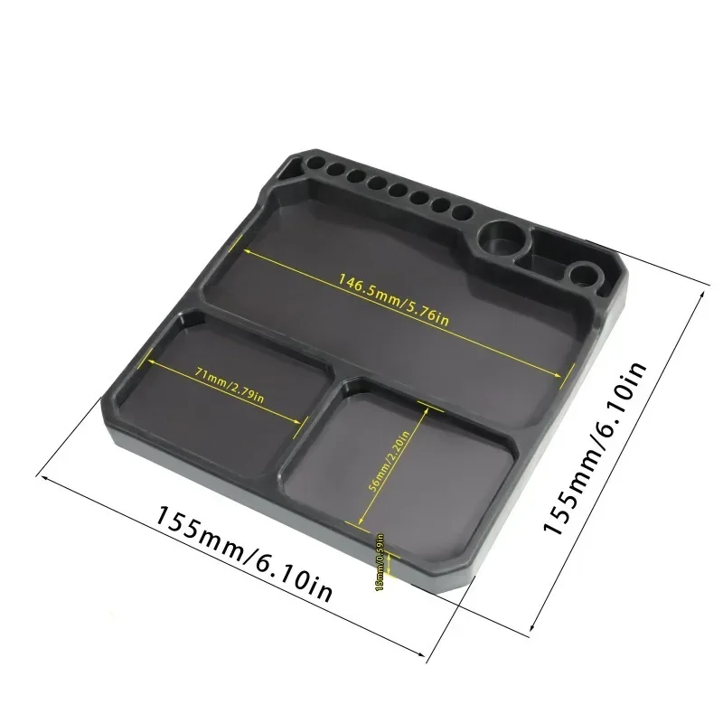 Silicone Parts Tray with Tool  - Magnetic Parts Tray บทวิจารณ์และราคา
