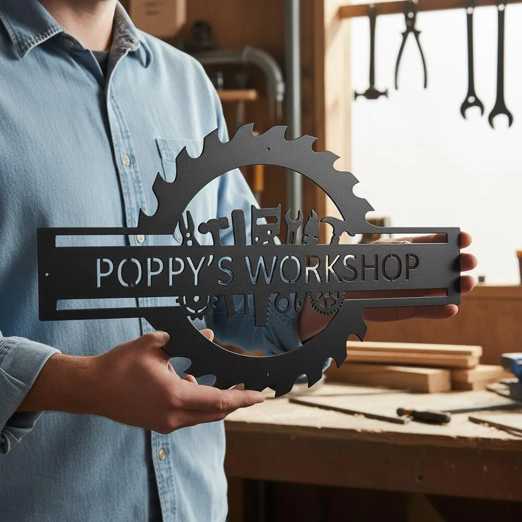 Custom Garage Name Sign,Worksh - Workshop Tools And Names บทวิจารณ์และราคา