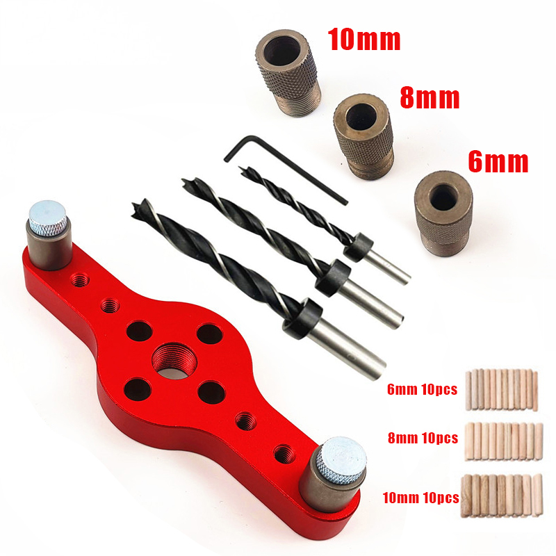 6/8/10mm Alloy Vertical Pocket - Pocket Hole Jig บทวิจารณ์และราคา