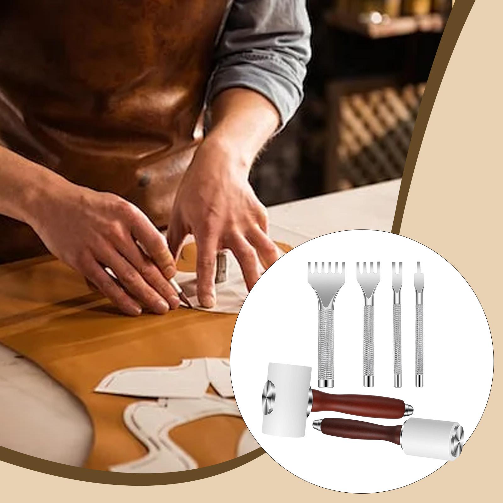 6x PU Leather Carving Hammer H - Mallet Wood Carving บทวิจารณ์และราคา