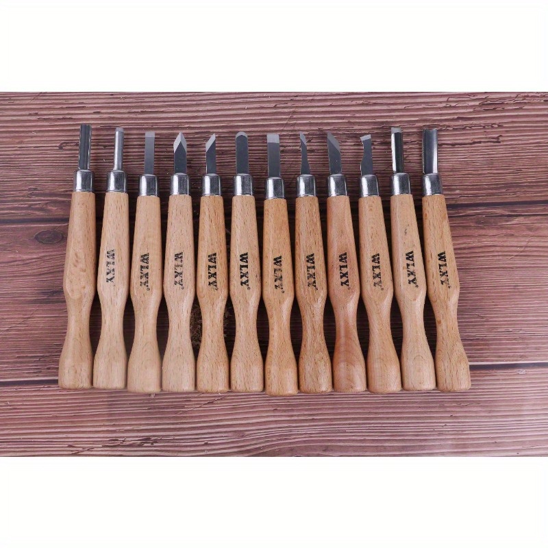 Set Of 12 Professional Wooden  - Chisel Set Wood บทวิจารณ์และราคา