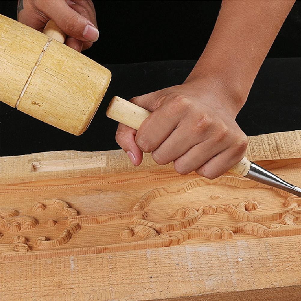 Multi-Use Wood Mallet for Wood - Mallet Wood Carving บทวิจารณ์และราคา
