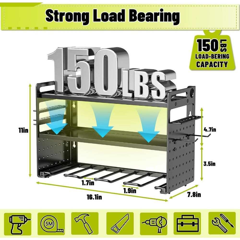 Wall Mount Tool Organizer with - Workshop Tools Wall บทวิจารณ์และราคา