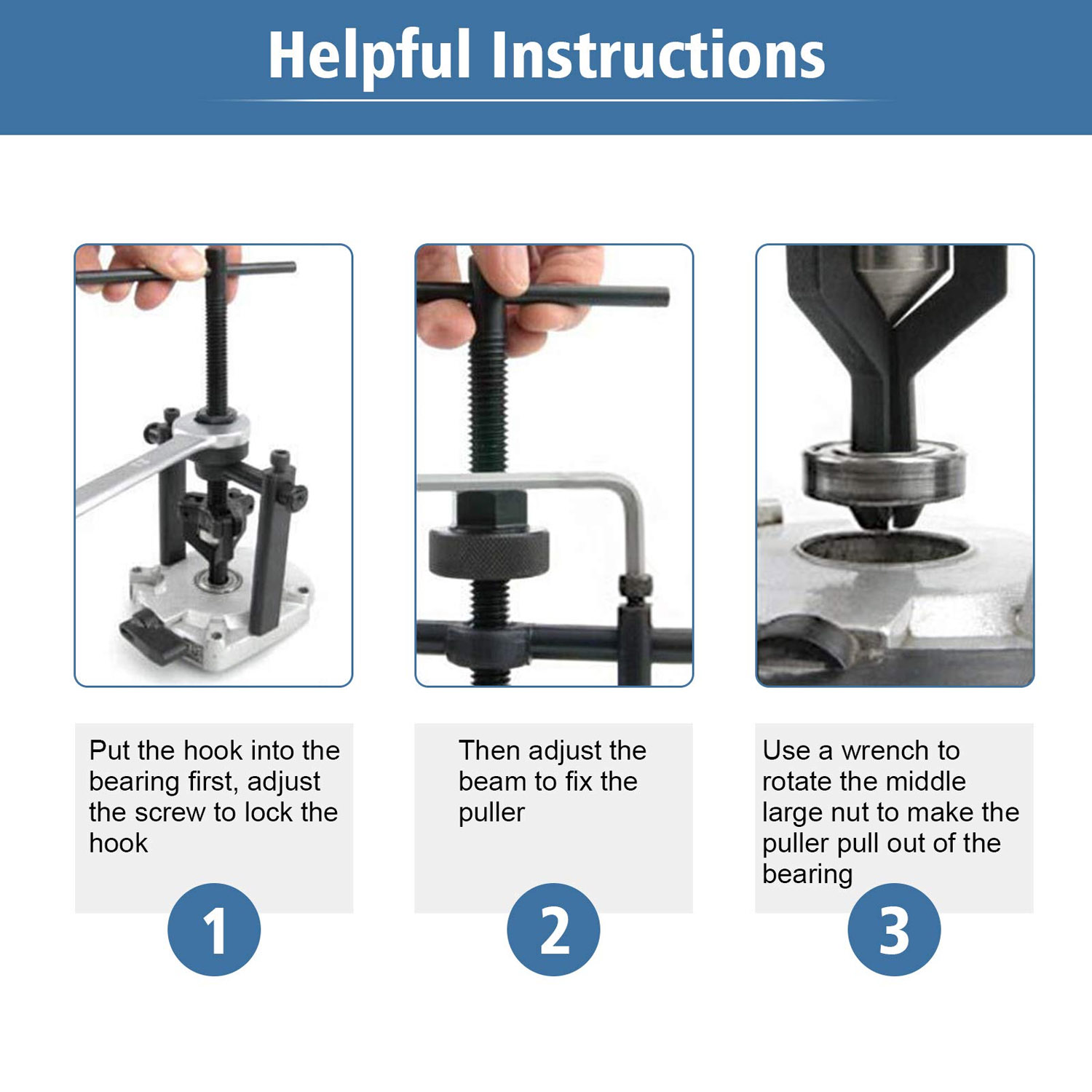 Motorcycle Bearing Puller Tool - Tools For Motorcycle Workshop บทวิจารณ์และราคา