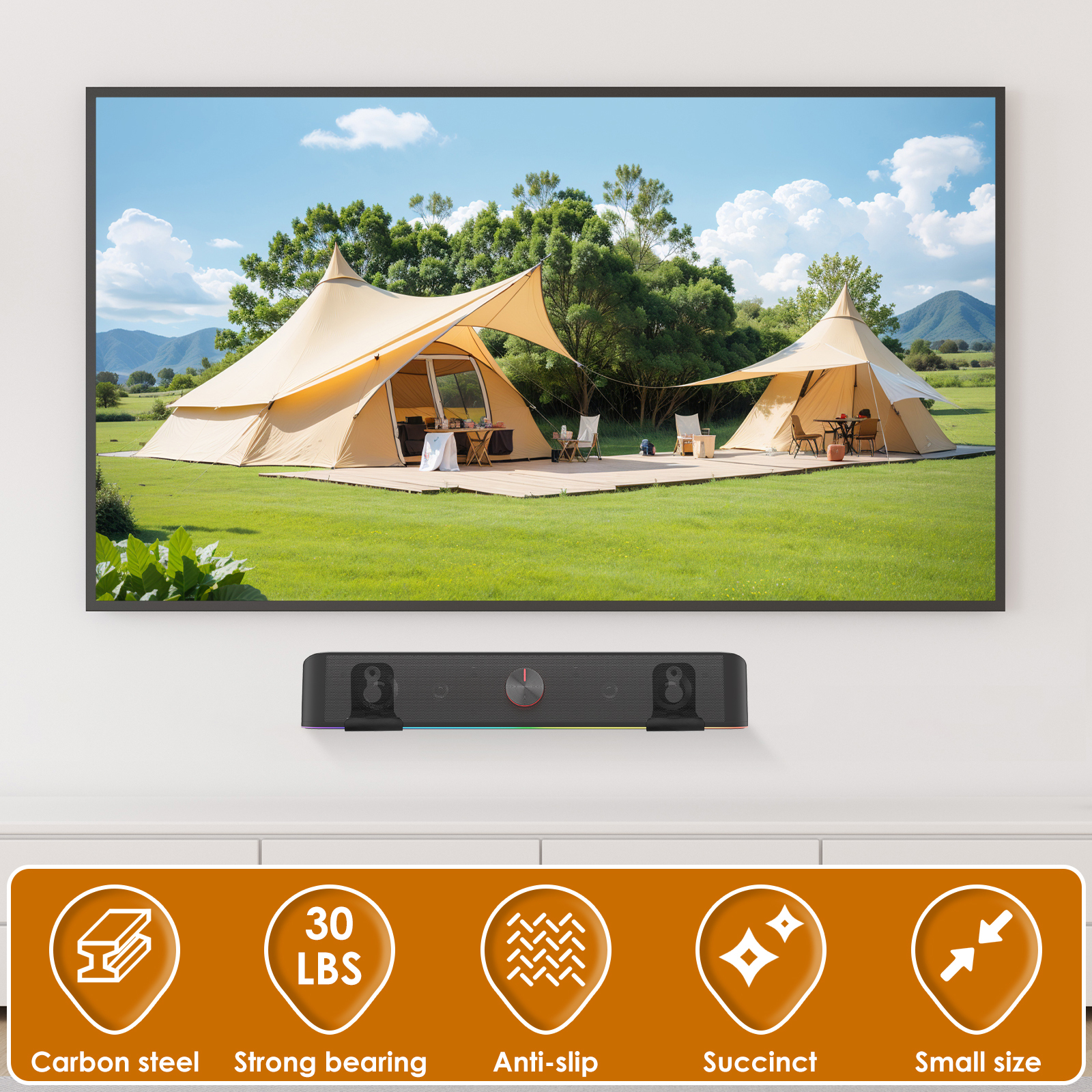 2Pcs Soundbar Speaker Stands W - Workshop Tools Wall บทวิจารณ์และราคา