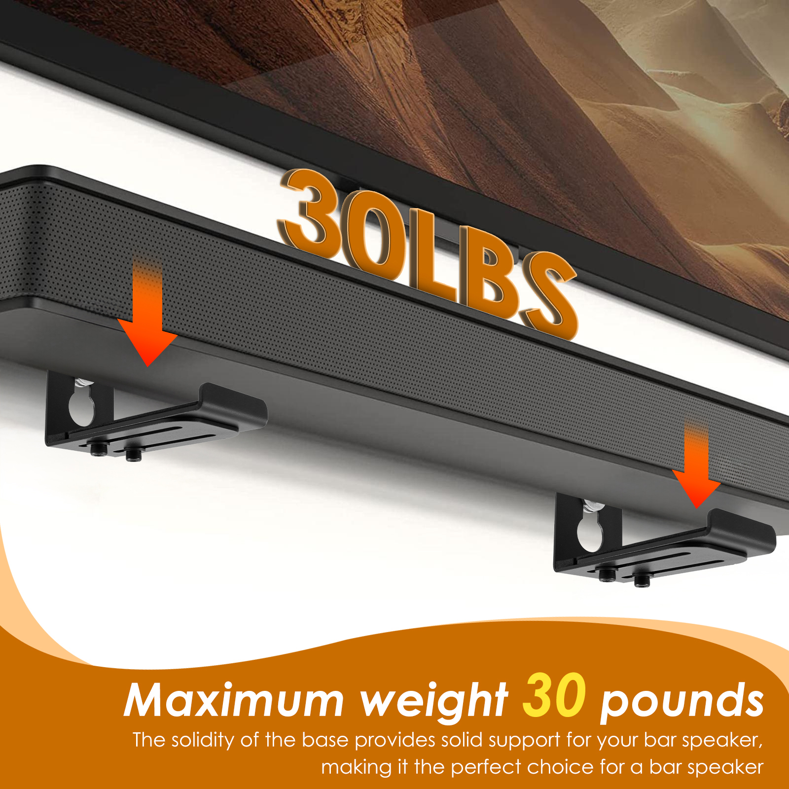 2Pcs Soundbar Speaker Stands W - Workshop Tools Wall บทวิจารณ์และราคา