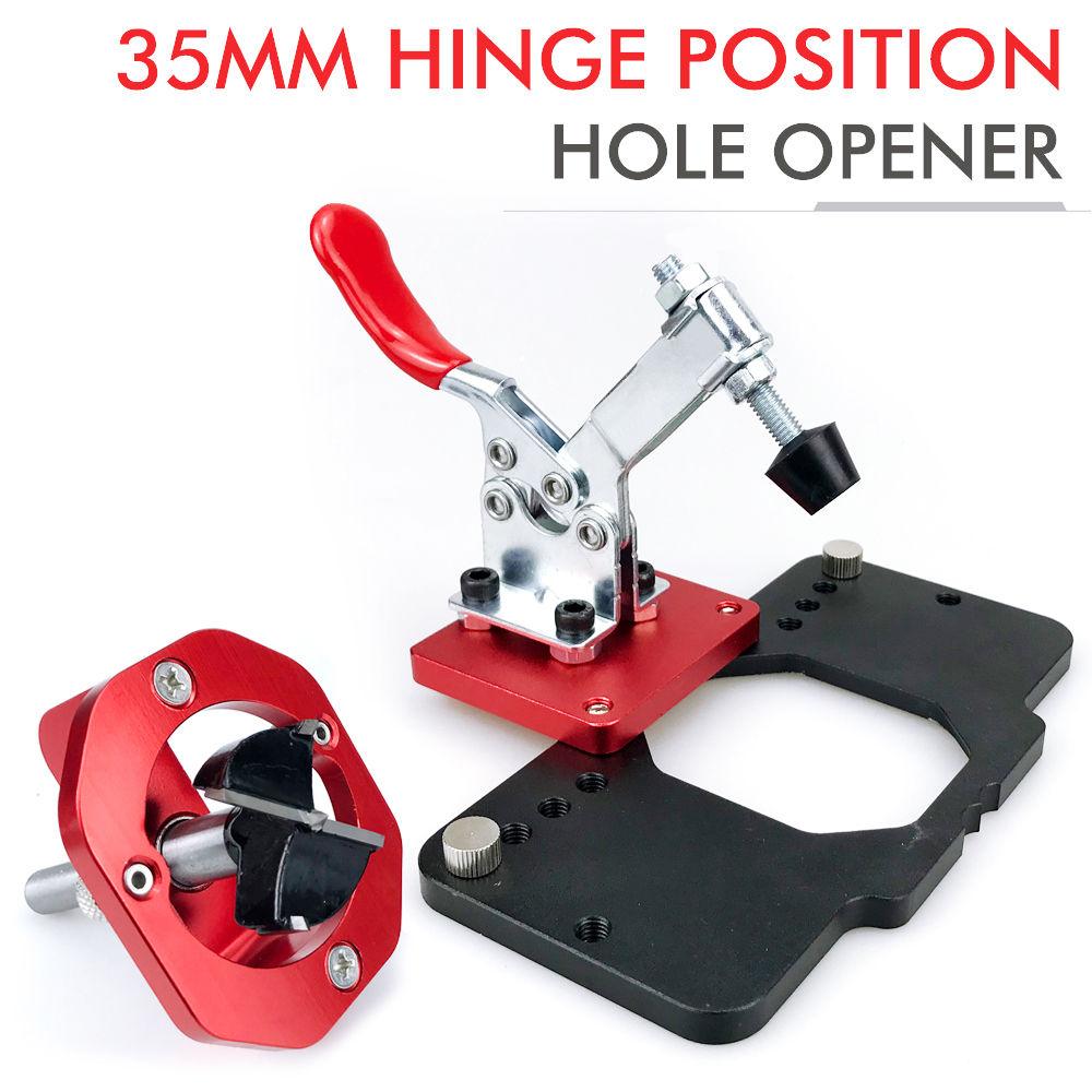 35mm Concealed Door Hinge Jig  - Pocket Hole Jig บทวิจารณ์และราคา
