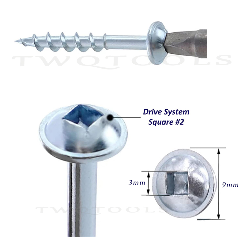 50pcs Square Drive Pocket Hole - Pocket Hole Jig บทวิจารณ์และราคา