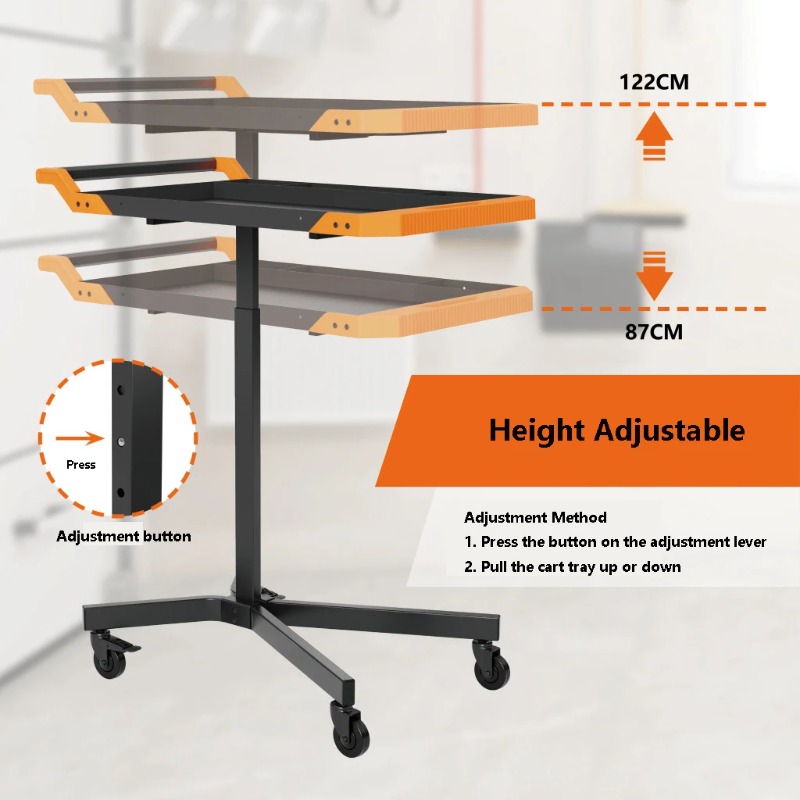 Adjustable Height Mobile Work  - Workshop Garage Tools Manufacturer บทวิจารณ์และราคา